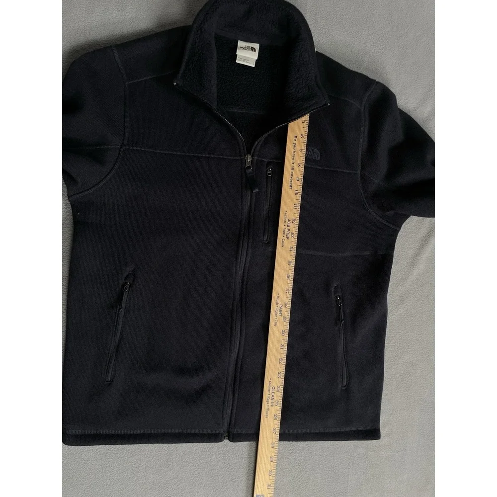 The North Face Fleece Large Gordon Lyons Full Zip Sweater Fleece Mens Black
